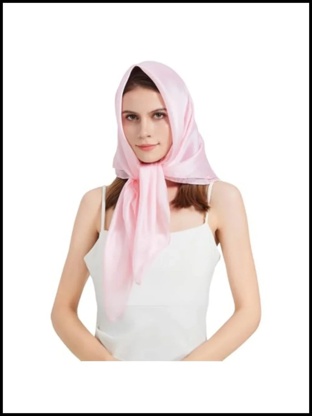 Mulberry Silk Square Scarf for Hair Neck Sleeping Wrap